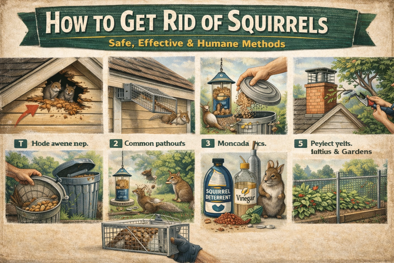 How to Get Rid of Squirrels