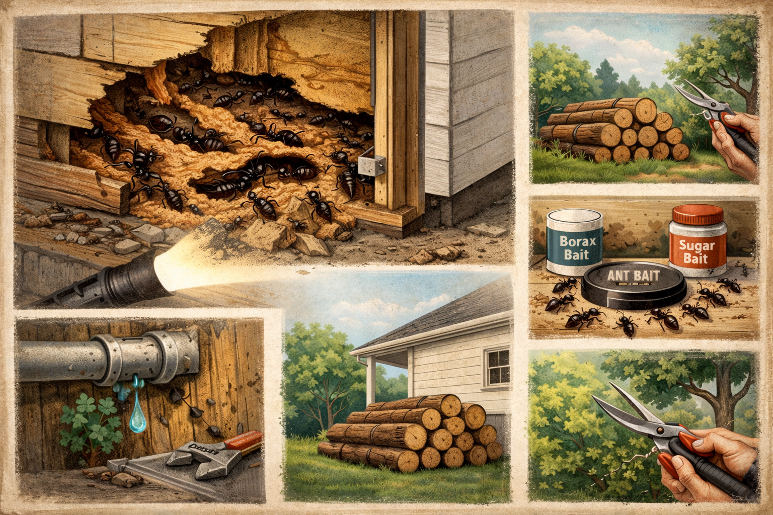 How to get rid of carpenter ants